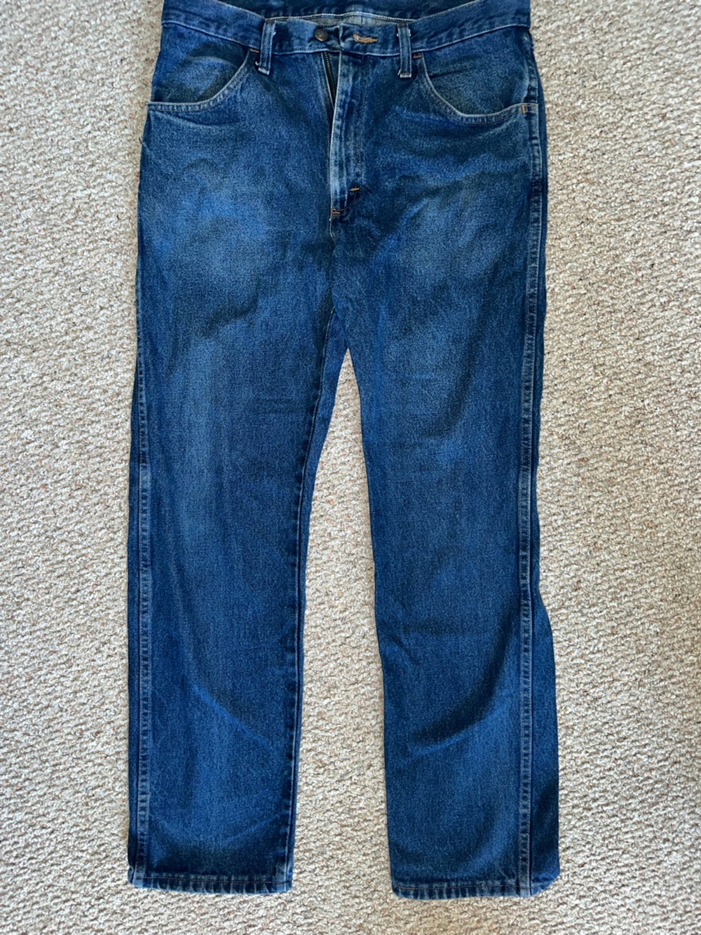 Dark Blue Rustler Jeans